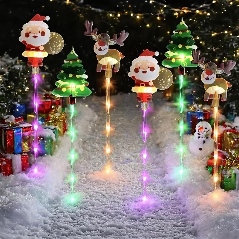 6-Pack Solar Christmas Decorative Lights Christmas