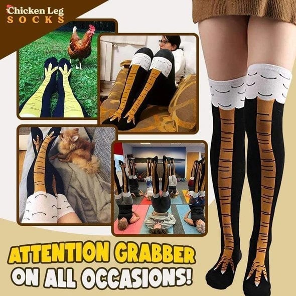 (🌲Early Christmas Sale- SAVE 48% OFF)Chicken Legs Socks--buy 4 get 2 free & free shipping(6 pairs)