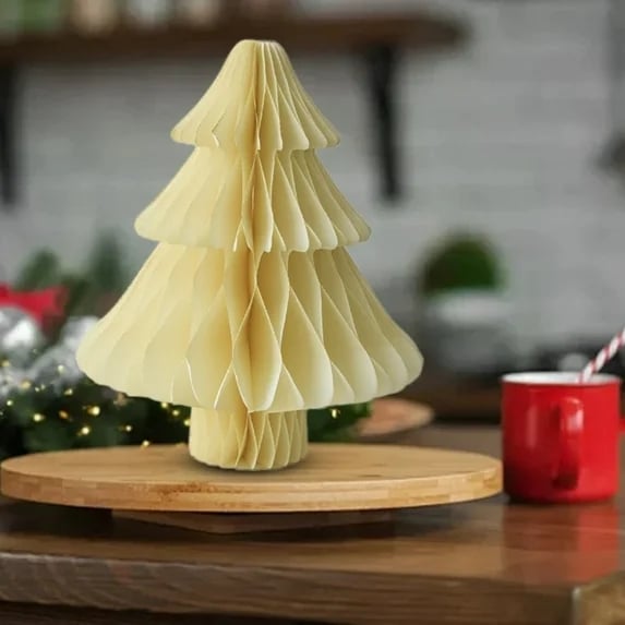 š2025 Christmas Hot Saleā”Foldable Honeycomb Paper Christmas Trees ā Table DĆ©cor