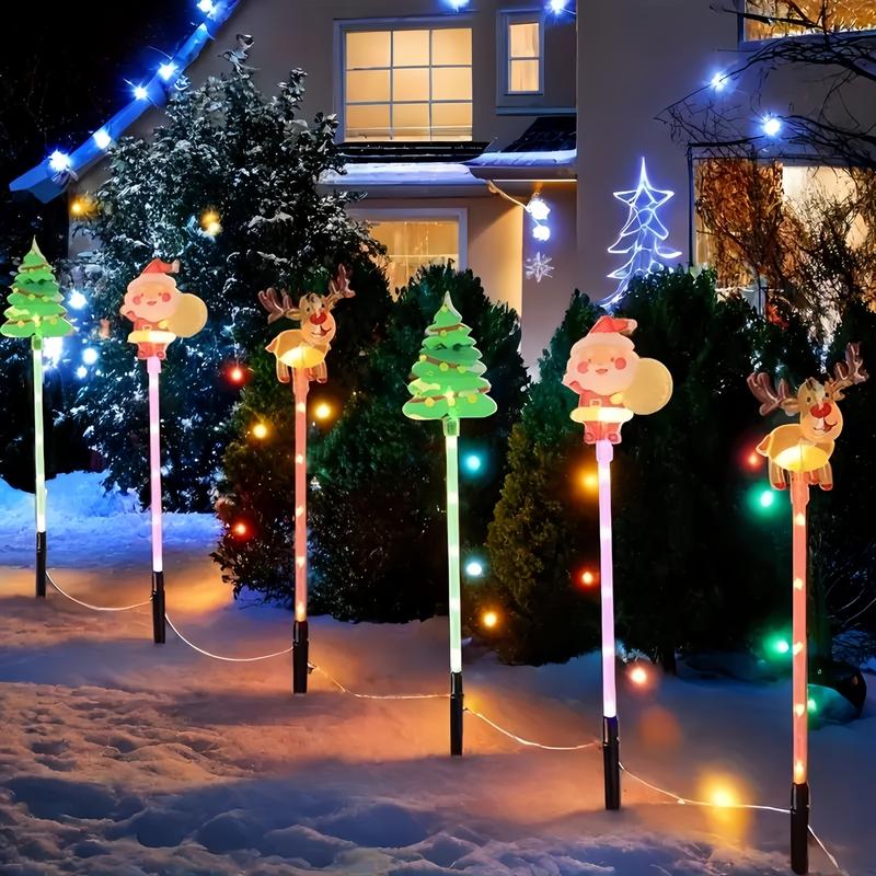 6-Pack Solar Christmas Decorative Lights Christmas