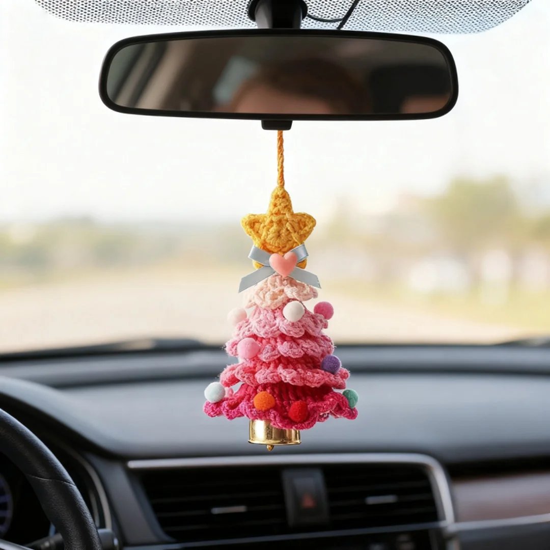 🎄Tiny Handmade Christmas Tree – Cozy Ornament & Heartfelt Holiday Gift