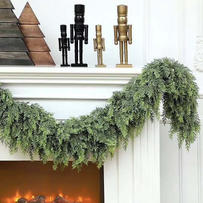 🏆LAST DAY SALE 49% OFF - 🎄2025 Christmas Artificial Cedar Garland