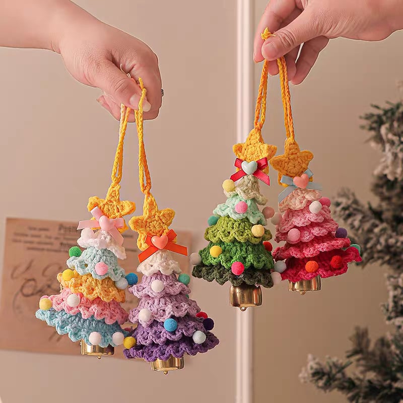 🎄Tiny Handmade Christmas Tree – Cozy Ornament & Heartfelt Holiday Gift