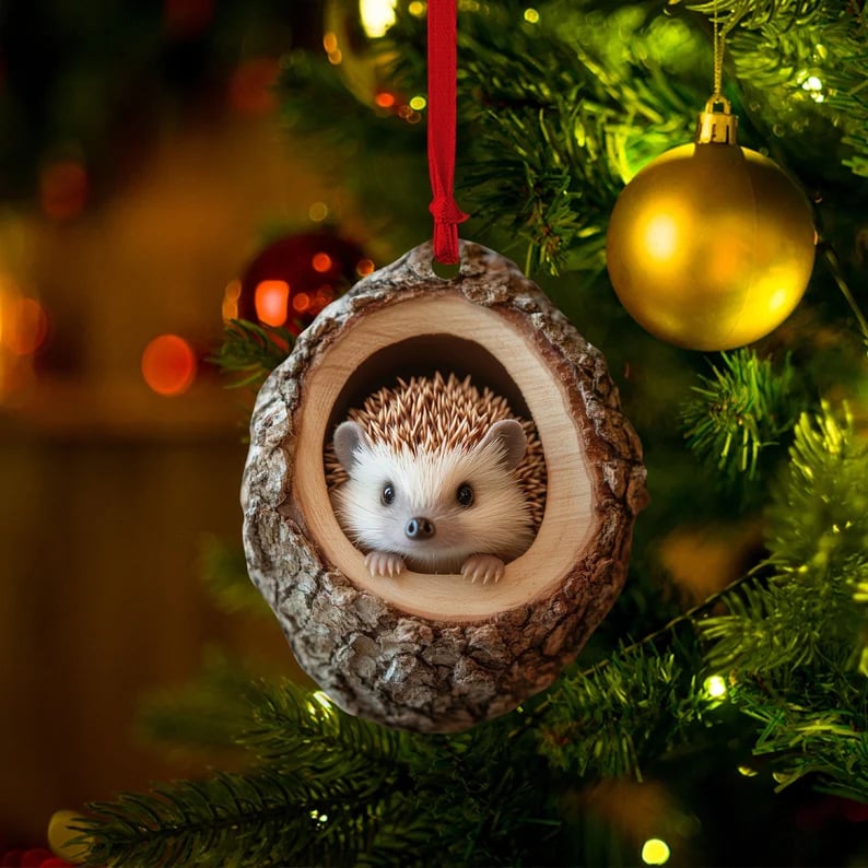 🎁Handmade 2D Acrylic Animal Christmas Ornament🎄