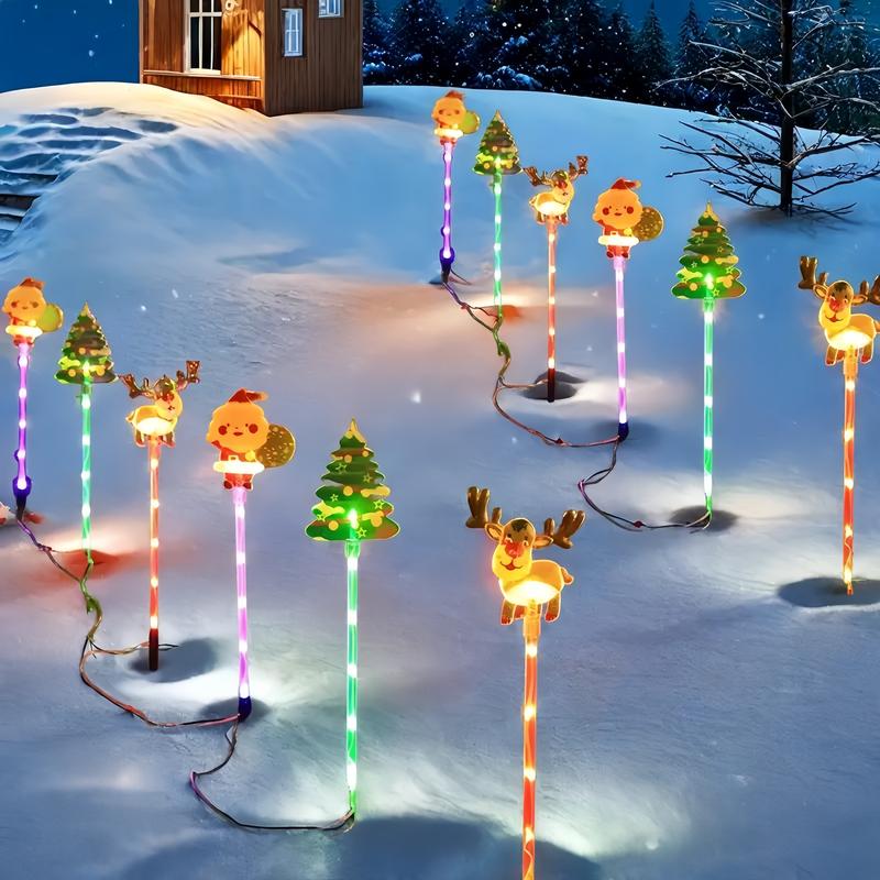 6-Pack Solar Christmas Decorative Lights Christmas