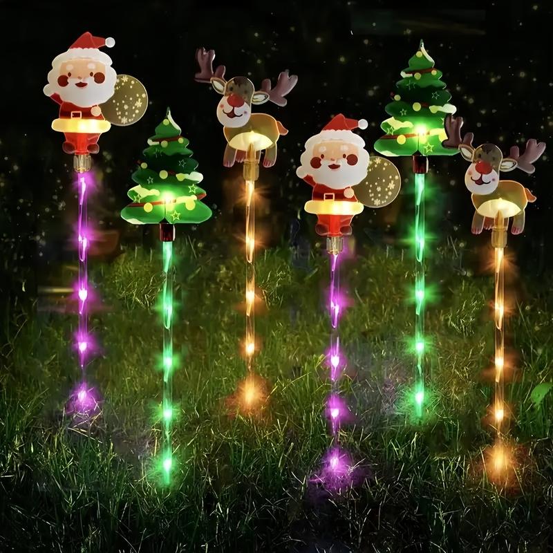 6-Pack Solar Christmas Decorative Lights Christmas