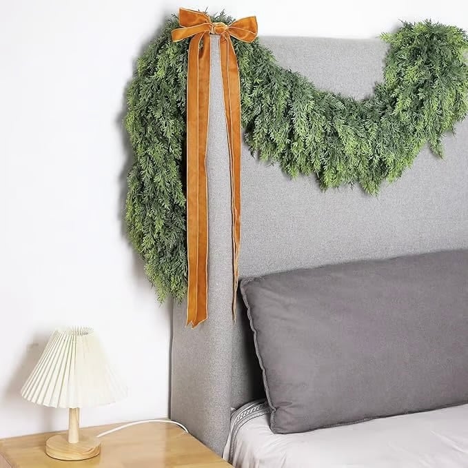 🏆LAST DAY SALE 49% OFF - 🎄2025 Christmas Artificial Cedar Garland