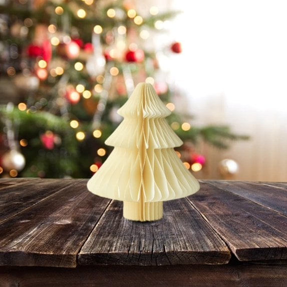 š2025 Christmas Hot Saleā”Foldable Honeycomb Paper Christmas Trees ā Table DĆ©cor