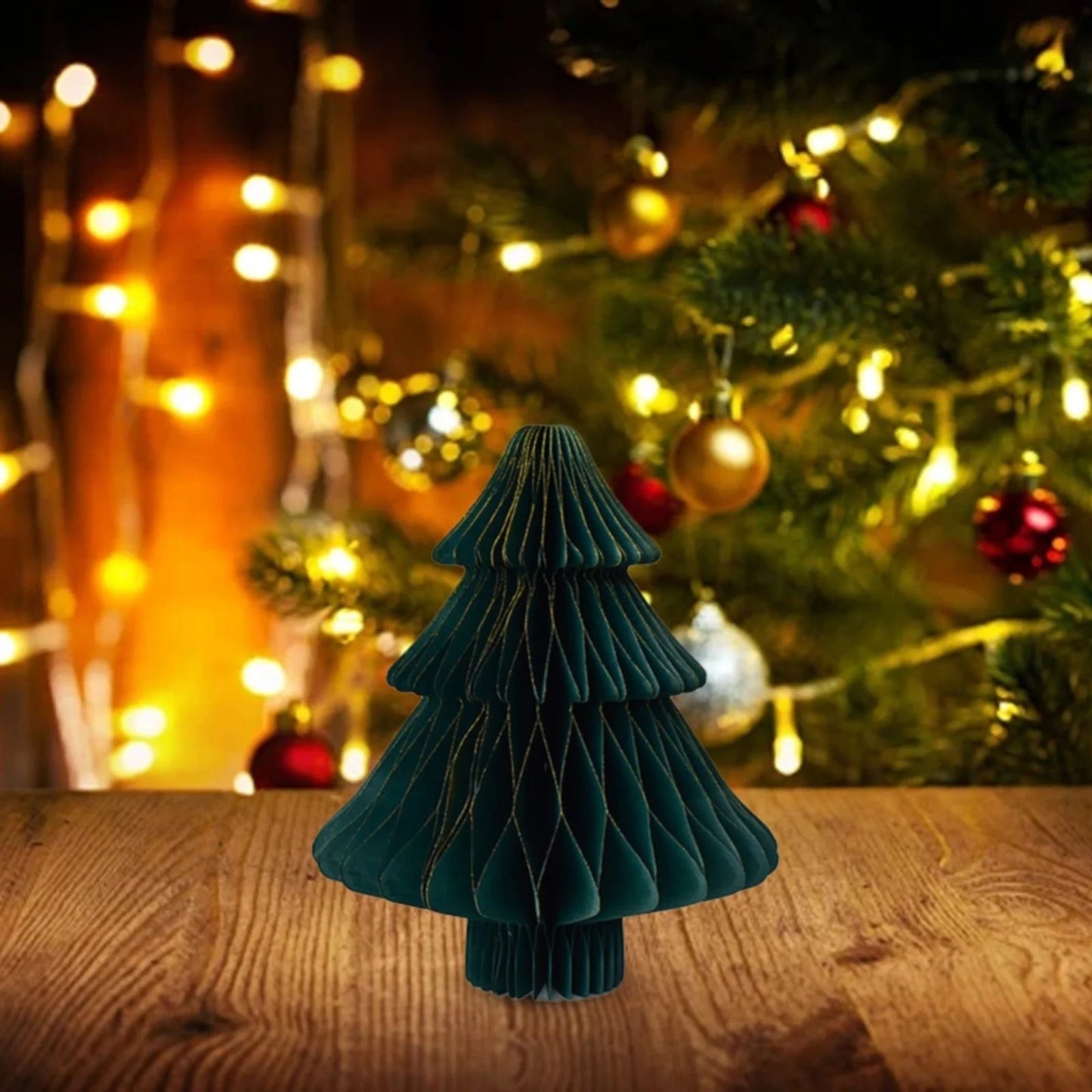 š2025 Christmas Hot Saleā”Foldable Honeycomb Paper Christmas Trees ā Table DĆ©cor