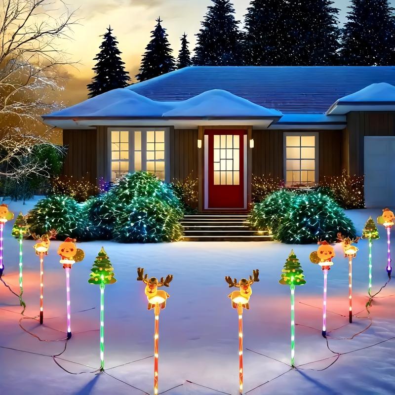 6-Pack Solar Christmas Decorative Lights Christmas