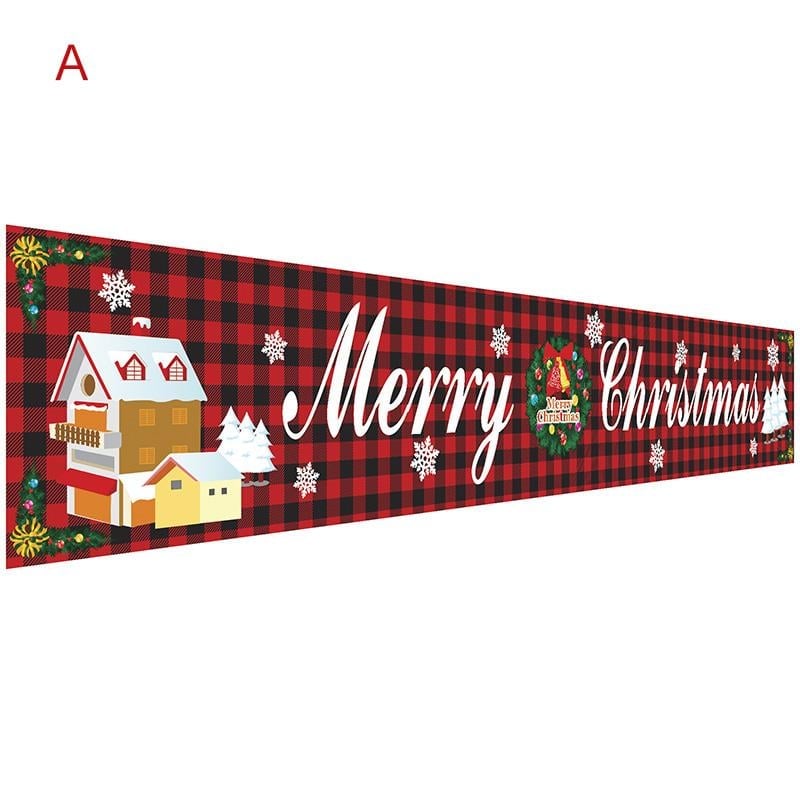 Christmas Outdoor Banner Flag Pulling🎄