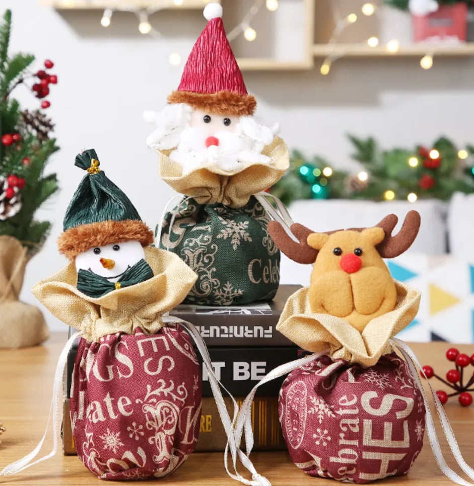 🎄Christmas Gift Doll Bags Handmade