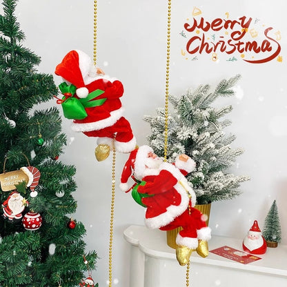 🎄Classic Climbing Beads Santa Claus, Christmas Decorations(Batteries Provide Your Own)