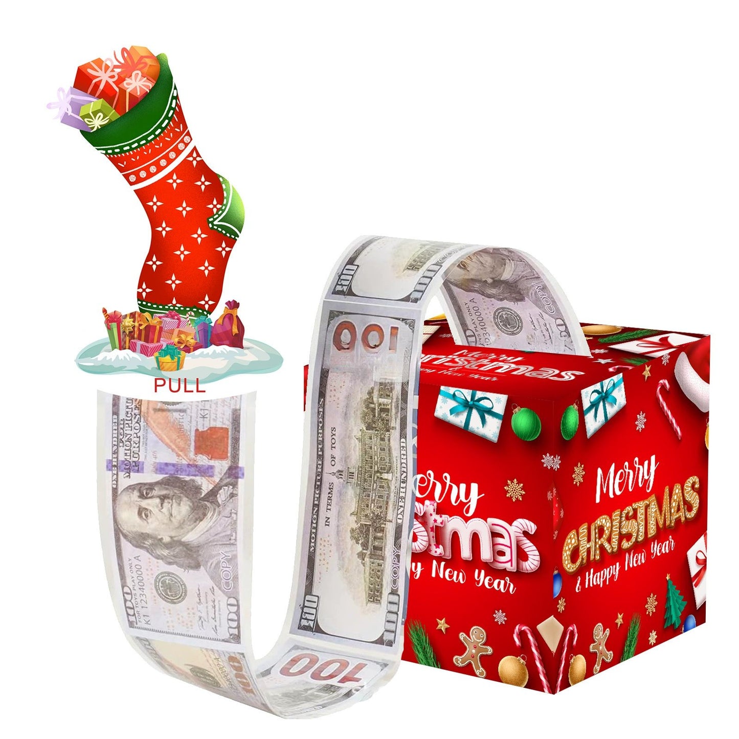 🎁BUY 1 GET 1 FREE🎅Christmas Money Gift Boxes