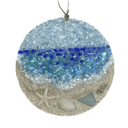 Christmas Tree Beach Ornament