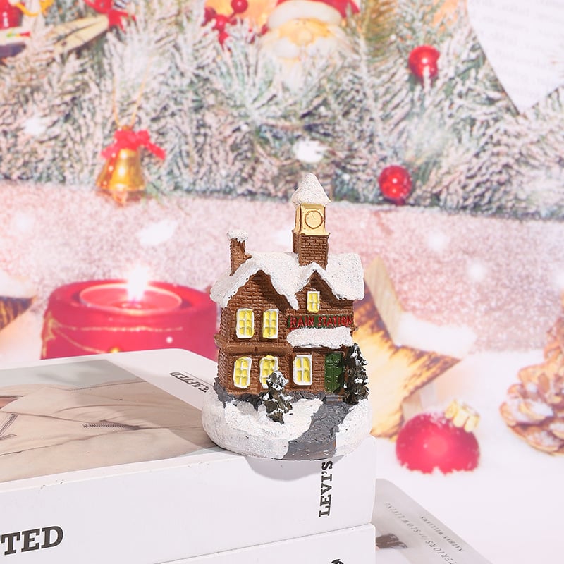Christmas Village Set Led Light