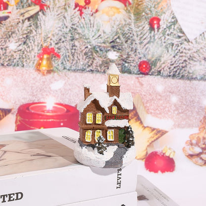 Christmas Village Set Led Light