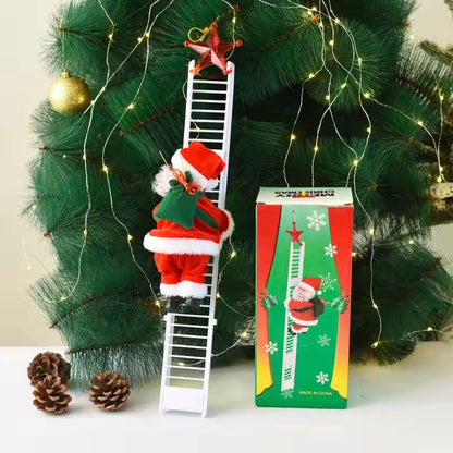 🔥Christmas decoration electric ladder Santa Claus