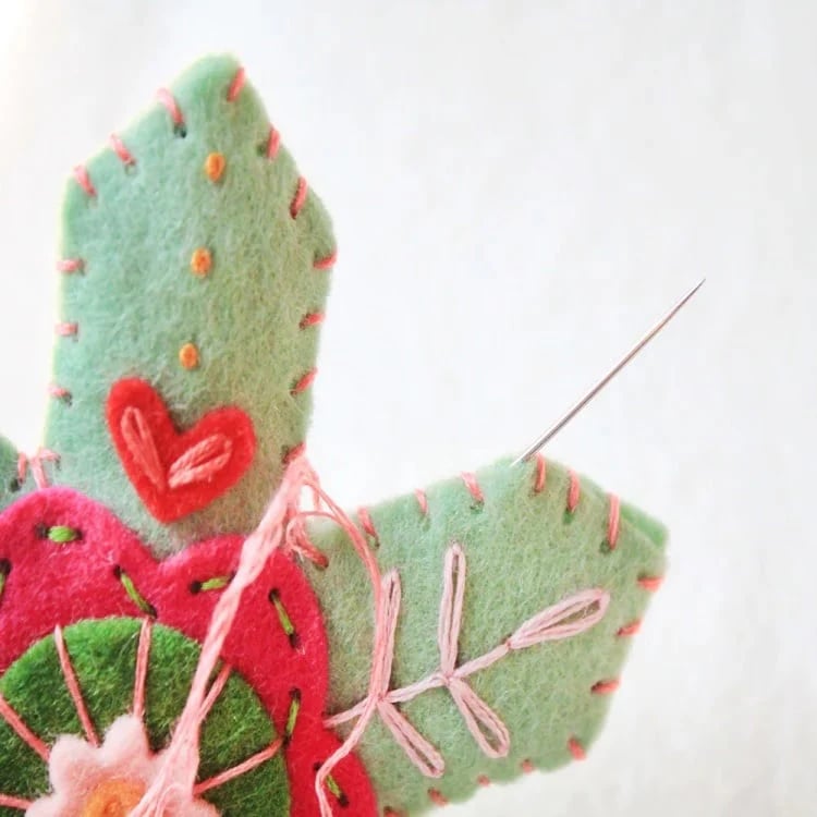 🎄50K+ SOLD! 🎁✨Christmas Snowflake Felt Ornament/Ornament Kit