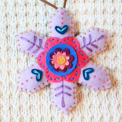 🎄50K+ SOLD! 🎁✨Christmas Snowflake Felt Ornament/Ornament Kit