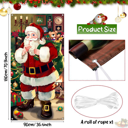 ✨ Christmas Best-Seller 🎄 - 🎅Christmas Door Cover Decoration