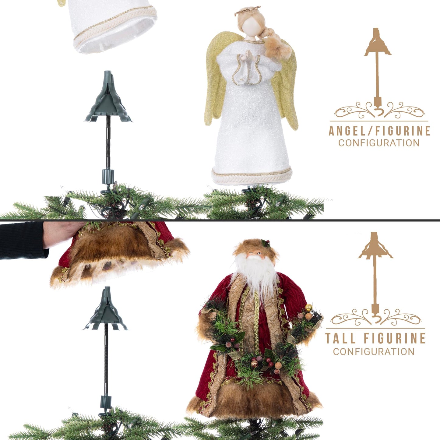 🔥 Christmas Best-Seller - 🎄✨Universal Christmas Tree Topper Holder