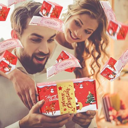 💥Surprise explosion gift box💥 2025 explosion gift box, Christmas pop-up explosion folding gift box