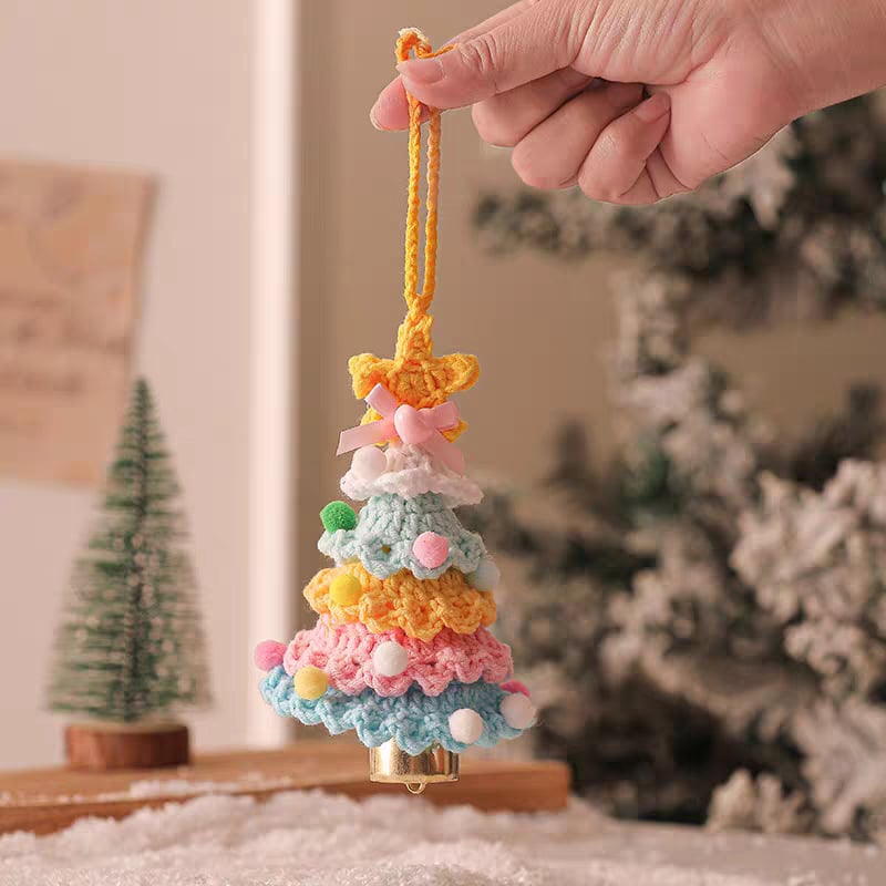 🎄Tiny Handmade Christmas Tree – Cozy Ornament & Heartfelt Holiday Gift
