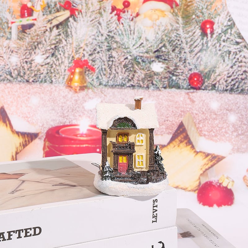 Christmas Village Set Led Light