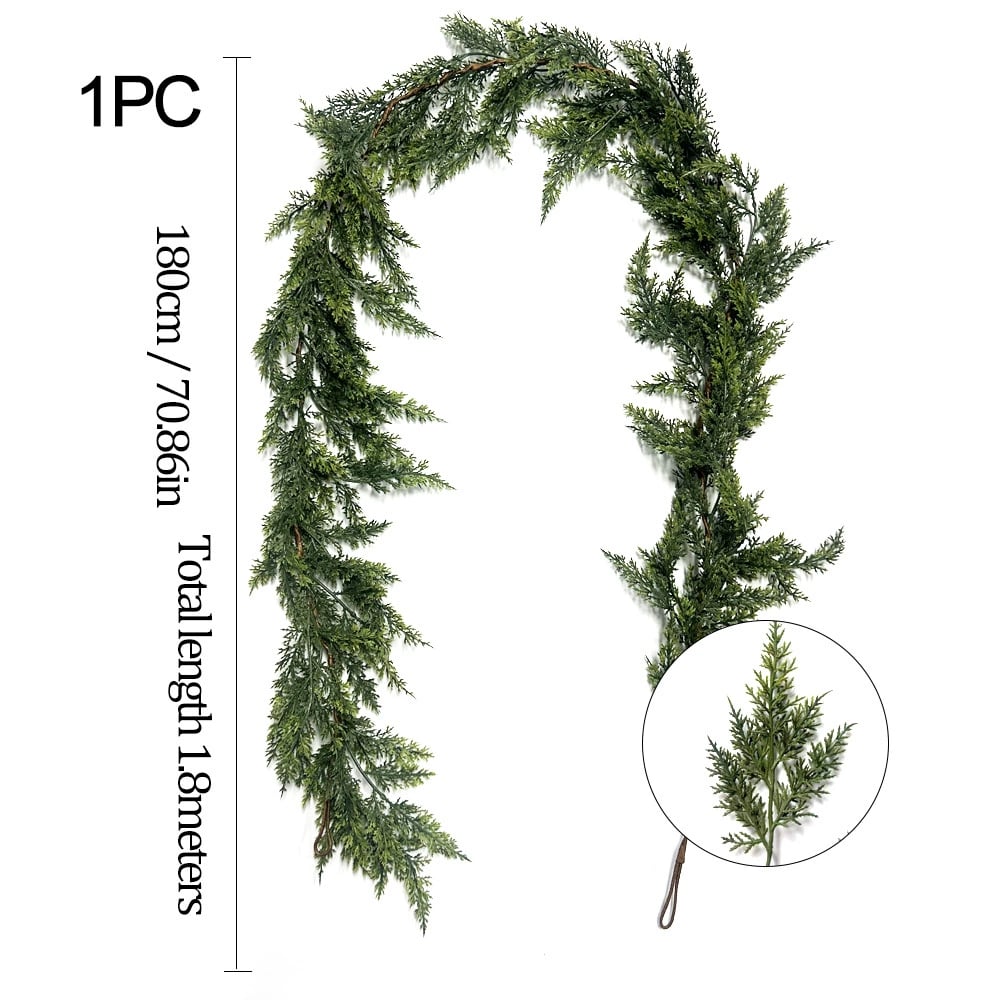 🏆LAST DAY SALE 49% OFF - 🎄2025 Christmas Artificial Cedar Garland