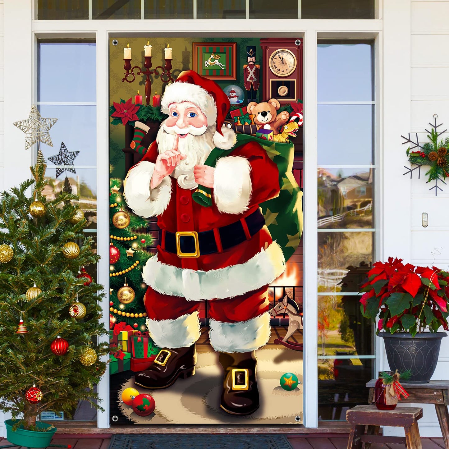 ✨ Christmas Best-Seller 🎄 - 🎅Christmas Door Cover Decoration