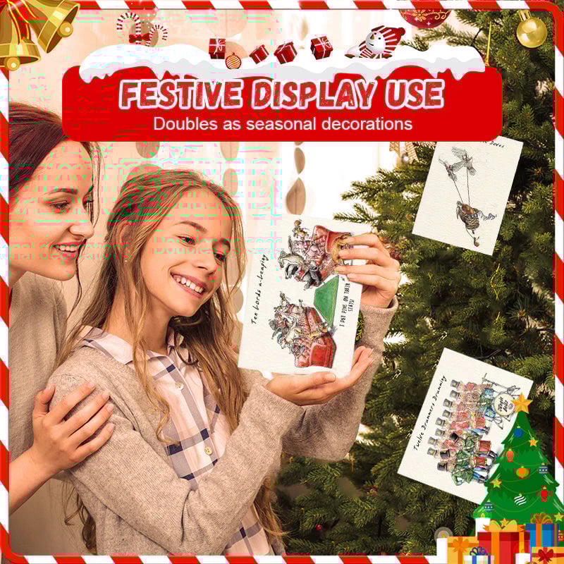 🔥Twelve Days of Christmas Cards Set