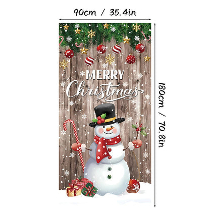 ✨ Christmas Best-Seller 🎄 - 🎅Christmas Door Cover Decoration