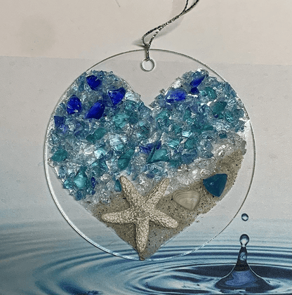 Christmas Tree Beach Ornament