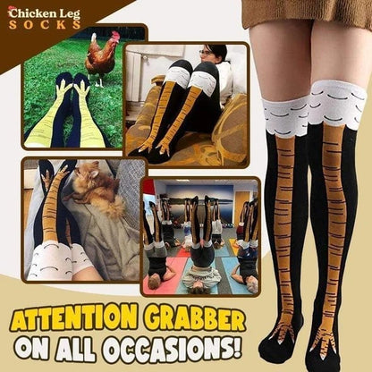 (🌲Early Christmas Sale- SAVE 48% OFF)Chicken Legs Socks--buy 4 get 2 free & free shipping(6 pairs)