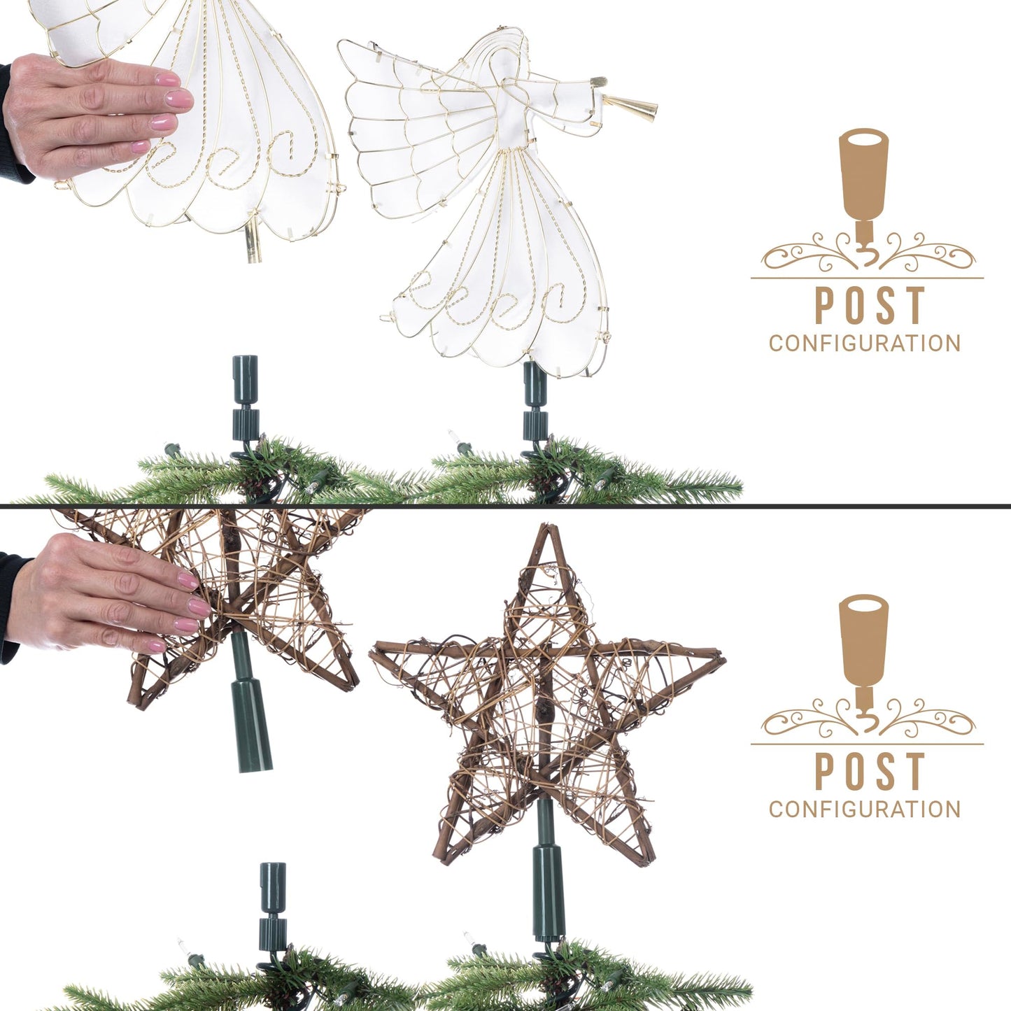 🔥 Christmas Best-Seller - 🎄✨Universal Christmas Tree Topper Holder