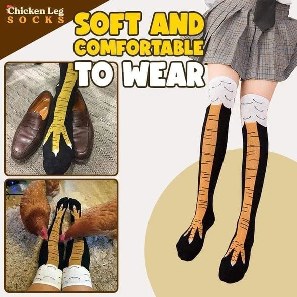 (🌲Early Christmas Sale- SAVE 48% OFF)Chicken Legs Socks--buy 4 get 2 free & free shipping(6 pairs)