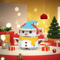 Christmas Blue Snowman