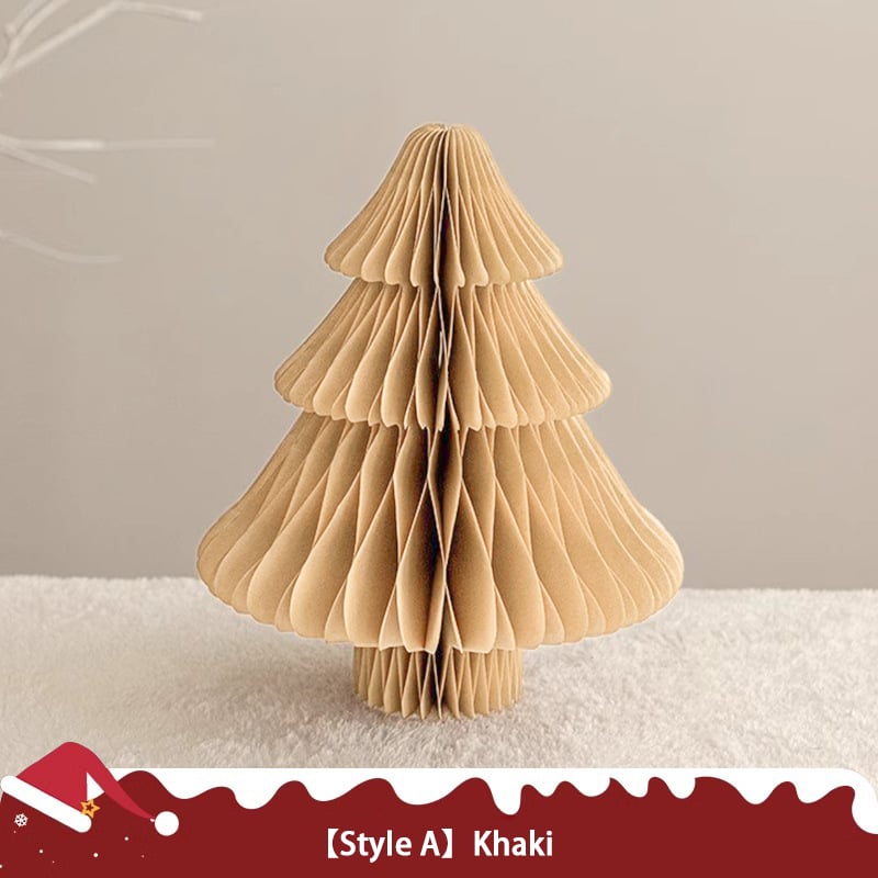 🏆2025 Christmas Hot Sale⚡Foldable Honeycomb Paper Christmas Trees – Table Décor