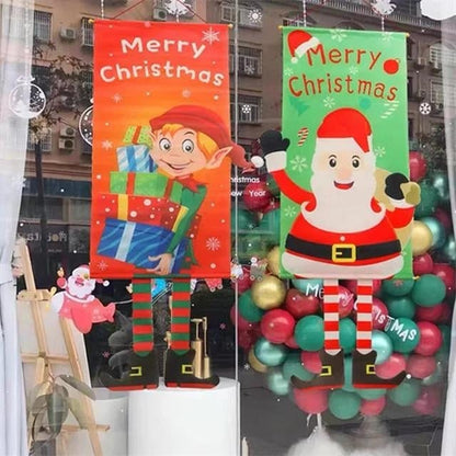 🎁Merry Christmas Window Sign Banners