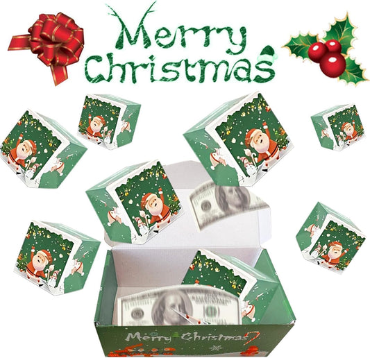 💥Surprise explosion gift box💥 2025 explosion gift box, Christmas pop-up explosion folding gift box