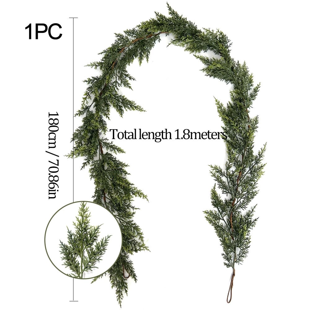 🏆LAST DAY SALE 49% OFF - 🎄2025 Christmas Artificial Cedar Garland