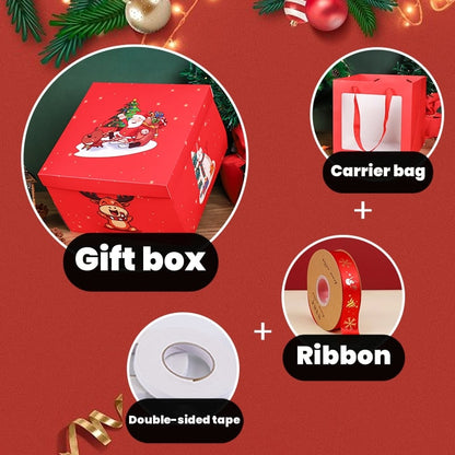 🎅💸 2025 Creative Christmas Gift Box🎁5-Story Surprise Explosion Gift Box with Ribbon