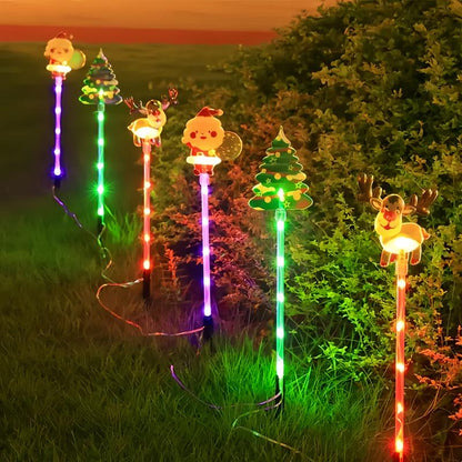 6-Pack Solar Christmas Decorative Lights Christmas