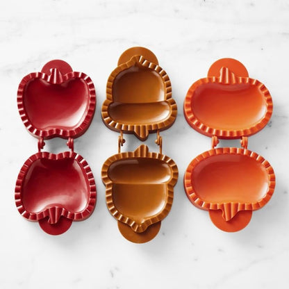 🎅 Early Christmas Sale 🎅🥧 6 Pcs Hand Pie Molds – Mini Pocket Pie Maker Set for Fall, Thanksgiving & Christmas