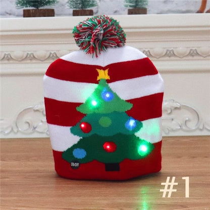🎄 Early Christmas Sale 49% OFF🎄Christmas Theme LED Beanies - Buy 3 Free Shipping
