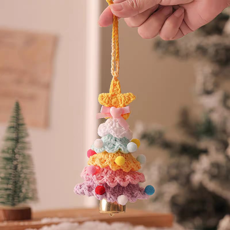 🎄Tiny Handmade Christmas Tree – Cozy Ornament & Heartfelt Holiday Gift