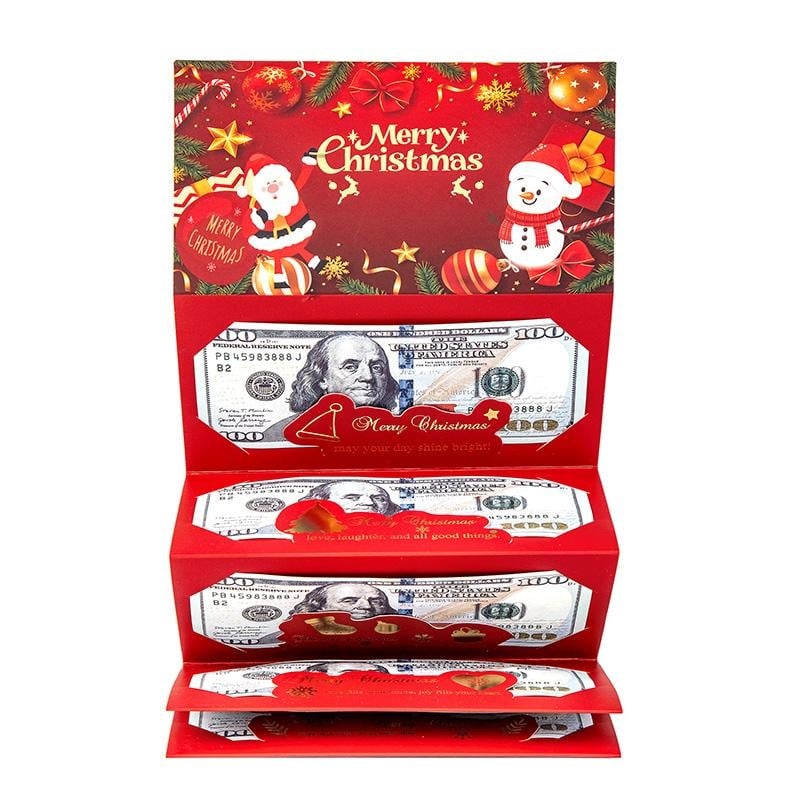 🎄 Christmas Cash Gift Envelope - Surprise Christmas Wallet
