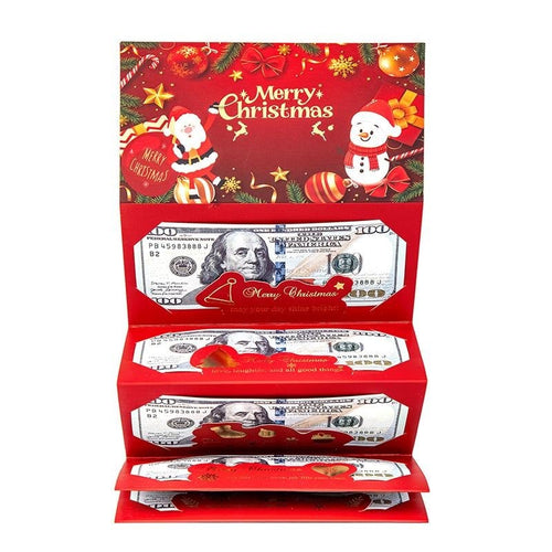 🎄 Christmas Cash Gift Envelope - Surprise Christmas Wallet