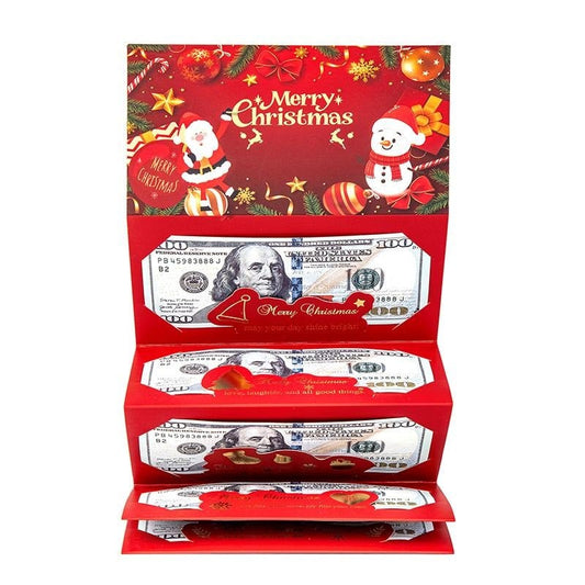 🎄 Christmas Cash Gift Envelope - Surprise Christmas Wallet